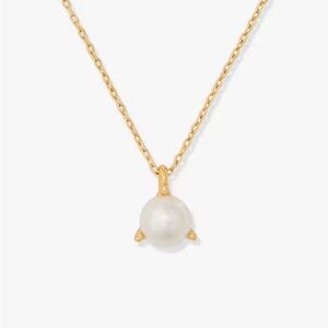 Kate Spade Brilliant Statements Tri-prong Pendant Necklace NWT